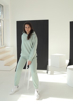 Women's suit "BIRD" in mint color6 photo