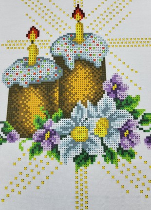 Easter Towel Kit Bead Embroidery 90703 photo