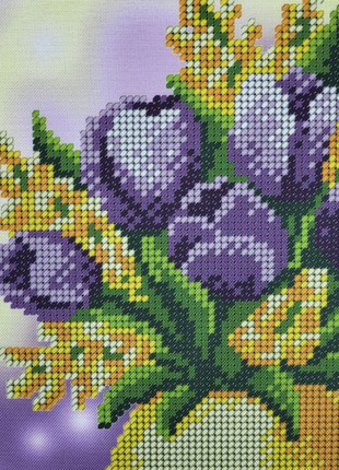 Spring Bouquet Kit Bead Embroidery a4h_5697 photo