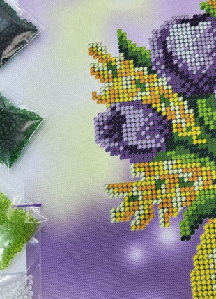 Spring Bouquet Kit Bead Embroidery a4h_5694 photo