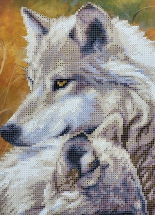 Wolves Kit Bead Embroidery zpt-0068 photo