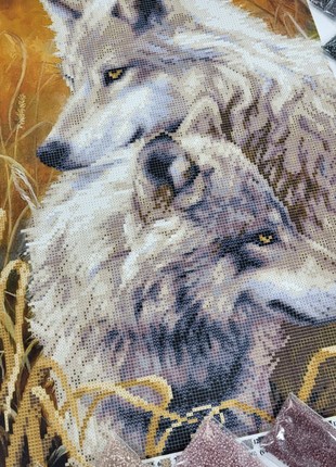 Wolves Kit Bead Embroidery zpt-0066 photo