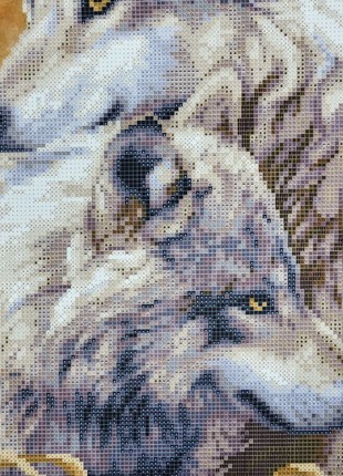 Wolves Kit Bead Embroidery zpt-0069 photo