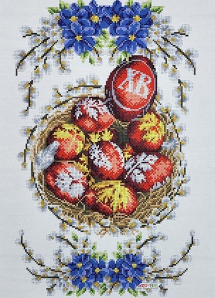 Easter Towel Kit Bead Embroidery 166