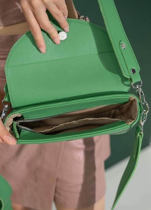 Leather Cross-Body Bag green The Wings TW-Molly-green5 photo