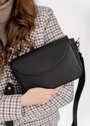 Leather Cross-Body Bag black The Wings TW-Molly-g6 photo