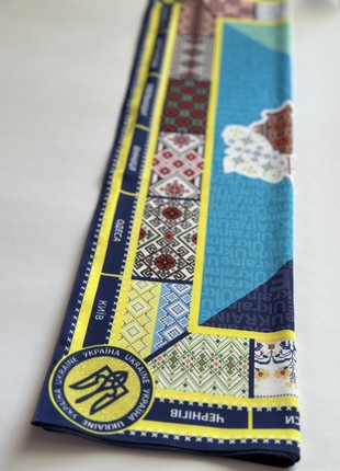 Designer  scarf "Ukrainian  map ,, ,  from the designer Art Sana6 photo