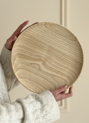 Ash wood plate
