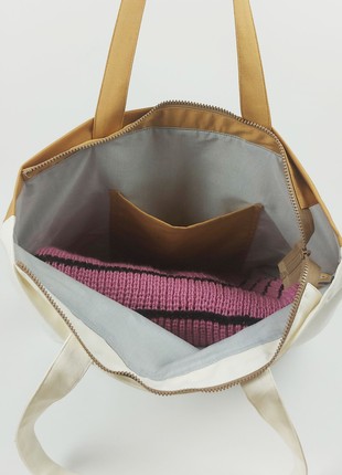 Ukrainian-Style handmade textile tote bag - Good evening, we are from Ukraine8 photo