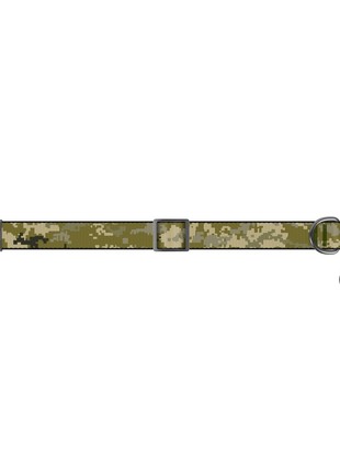 WAUDOG Nylon dog collar, "Military" design, metal fastex, size XL, 25 mm W, 37-58 cm L6 photo