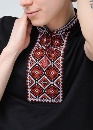 Men's t-shirt with embroidery  "Otaman" M-53 photo