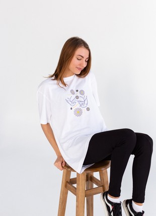 Cotton T-shirt with a patriotic print3 photo