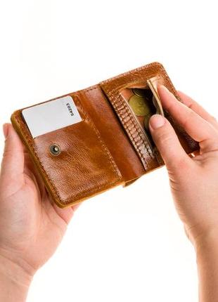 Tiny leather coin wallet3 photo