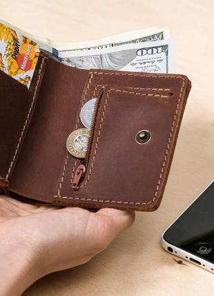 Tiny leather coin wallet4 photo