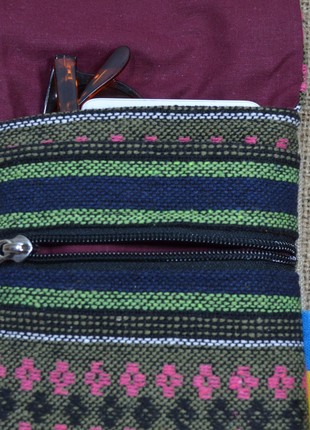 Women's belt bag-wallet "Haman tapestry Z" in ethno style.6 photo