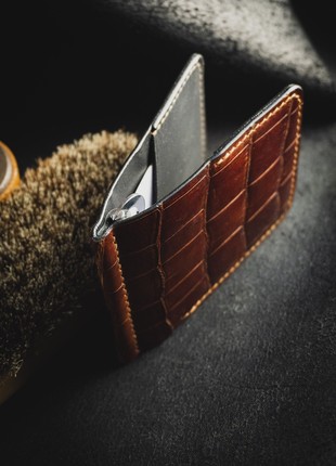 Alligator Money Clip Minimalist Wallet5 photo