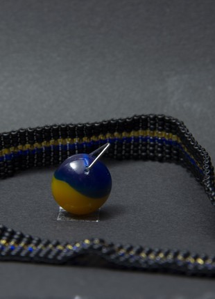 Patriotic semicircular pendant (small)