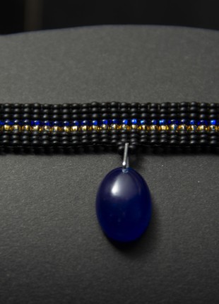 Blue pendant (4pcs)