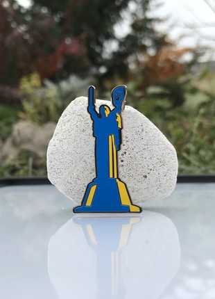 Metal pin "Motherland"3 photo