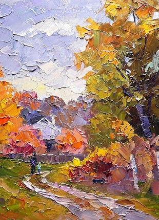 Oil painting Colorful autumn Serdyuk Boris Petrovich nSerb8391 photo