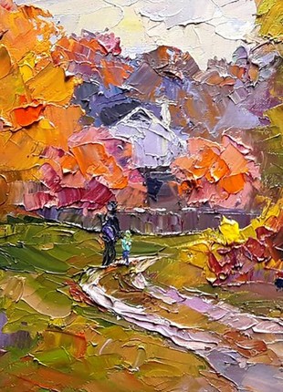Oil painting Colorful autumn Serdyuk Boris Petrovich nSerb8394 photo