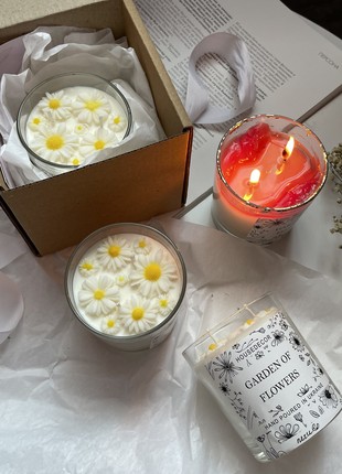 Soy candle "GARDEN OF FLOWERS" 245ml5 photo