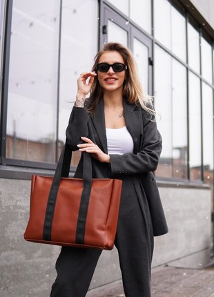 Women's leather Shopper bag
