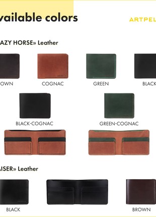 Vintage wallet | Leather wallet | Mini wallet for men | Leather wallet man | Brown wallet | Personalized gift | Bifold wallet7 photo