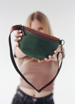 Leather Sling Bags | Small Womens Bag | Versatile Bum Bag Personalized | Banana Bag | Everyday Comfortable Crossbody Bag | Hip bag1 photo