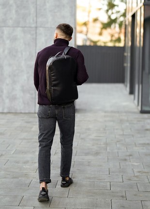 Minimal M leather backpack2 photo