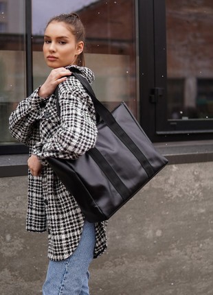 Women's leather Shopper bag1 photo