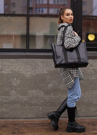 Women's leather Shopper bag3 photo
