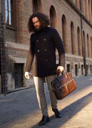 Leather Business briefcase2 photo