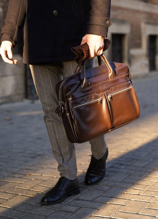 Leather Business briefcase