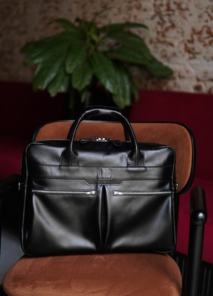 Leather Business briefcase3 photo