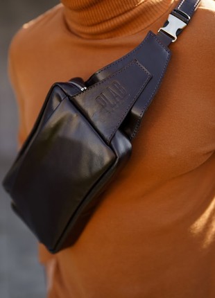 Men's leather bag Fanny pack2 photo