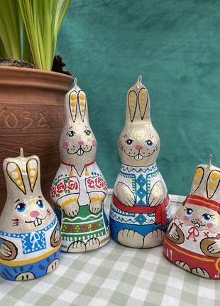 Sculpture Souvenir "Ukrainian mommy hare"2 photo