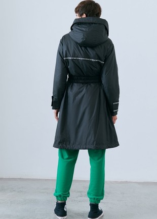 BLACK CLOAK WITH AN INSCRIPTION GEPUR6 photo