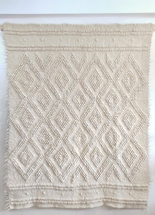 Handwoven Wool carpet, rug