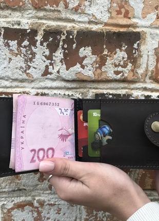 Leather money clip wallet5 photo