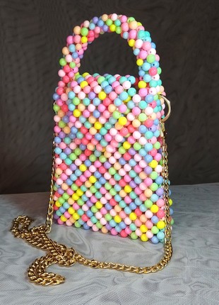 Handmade Bag of beads "Spring mood"1 photo
