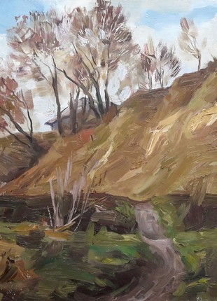 Oil painting Steep slope Serdyuk Boris Petrovich nSerb837