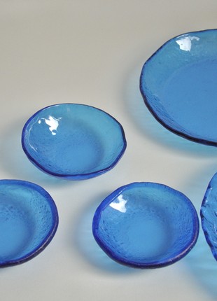 Blue glass plate, XS3 photo