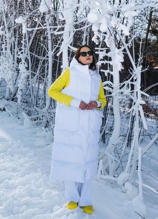 Down jacket without a sleeve "LORA"