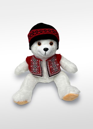 Soft plush toy Bear in national clothes