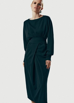 BLACK MIDI DRESS GEPUR2 photo