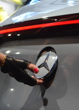 Women's  leather driving gloves fingerless1 photo