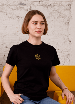 Basic t-shirt with "The trident of Yaroslav the Wise" embroidery10 photo