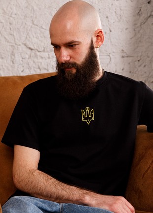 Basic t-shirt with "The trident of Yaroslav the Wise" embroidery8 photo