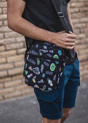 Messenger 2.0 Rick and Morty Black Custom Wear6 photo